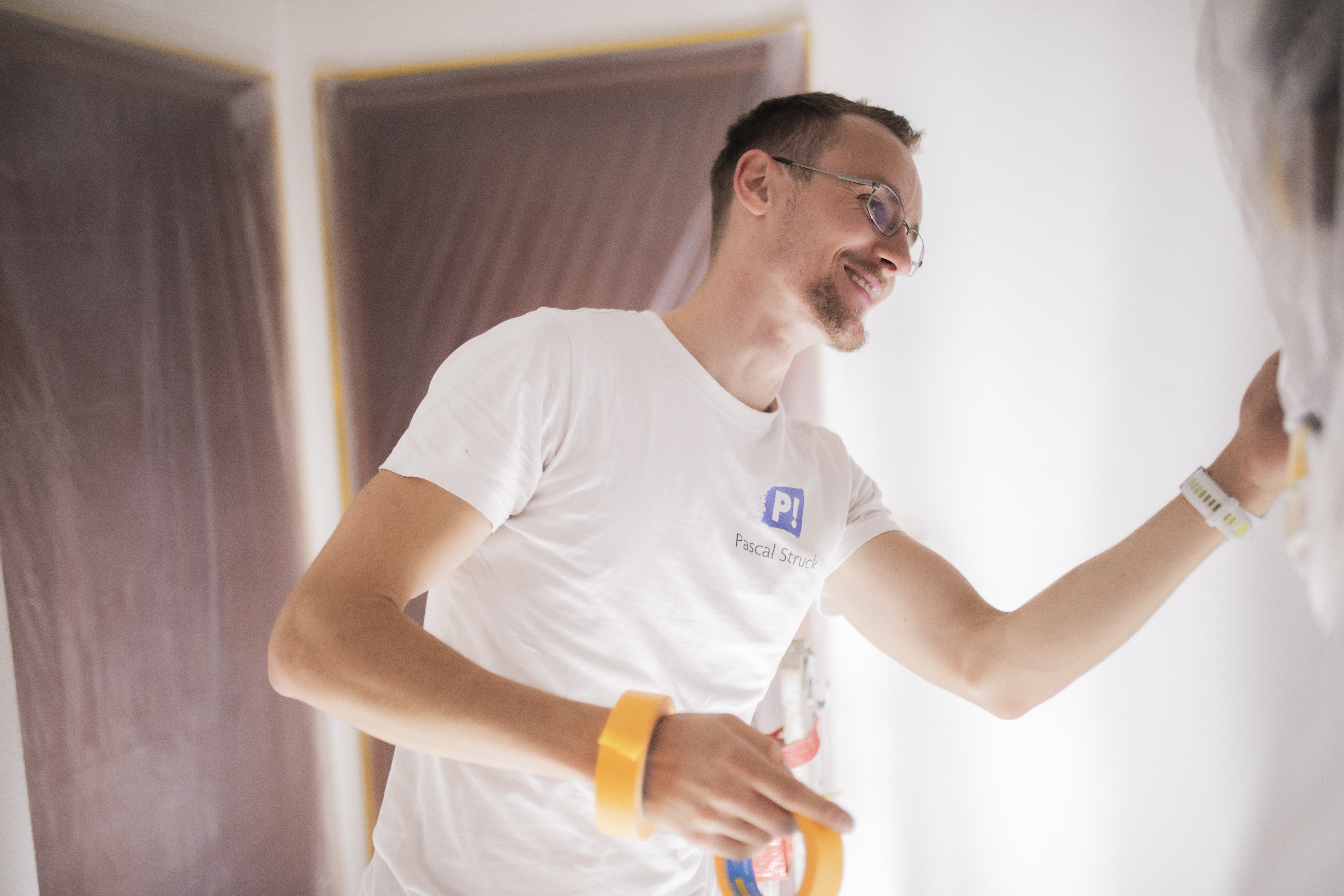 PASST! Eine interessant gestaltete Wand von Malermeister Pascal Struck.